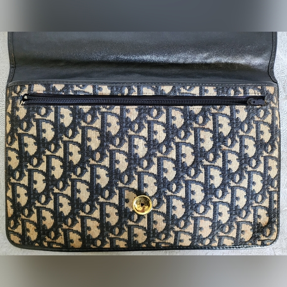 Auth Dior 30 Montaigne Trotter Large Cloth Clutch - Picture 9 of 13